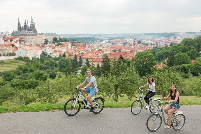 Prague E-Bike City Tour with A Local Guide - Lennon Wall and the National Theatre