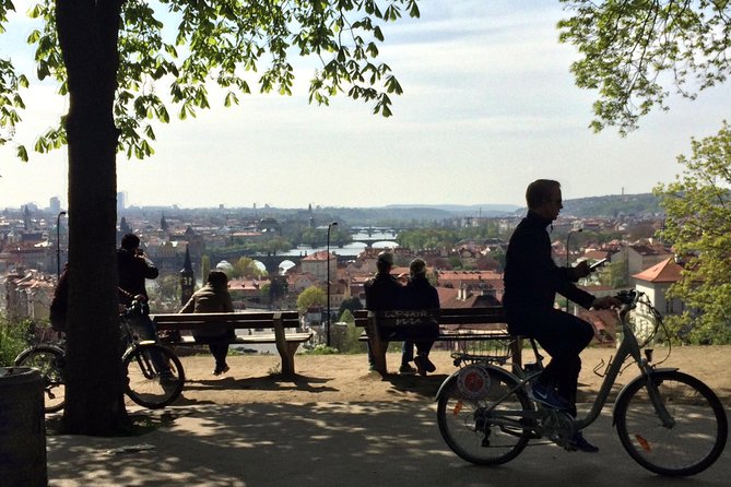 Prague E-Bike Tour - Stunning Viewpoints (small group) - Petrin Park, Petrin Tower, and the cable cars