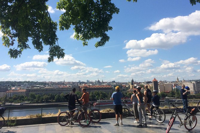 Prague E-Bike Tour - Stunning Viewpoints (small group) - Following the Vltava toward Letna Park