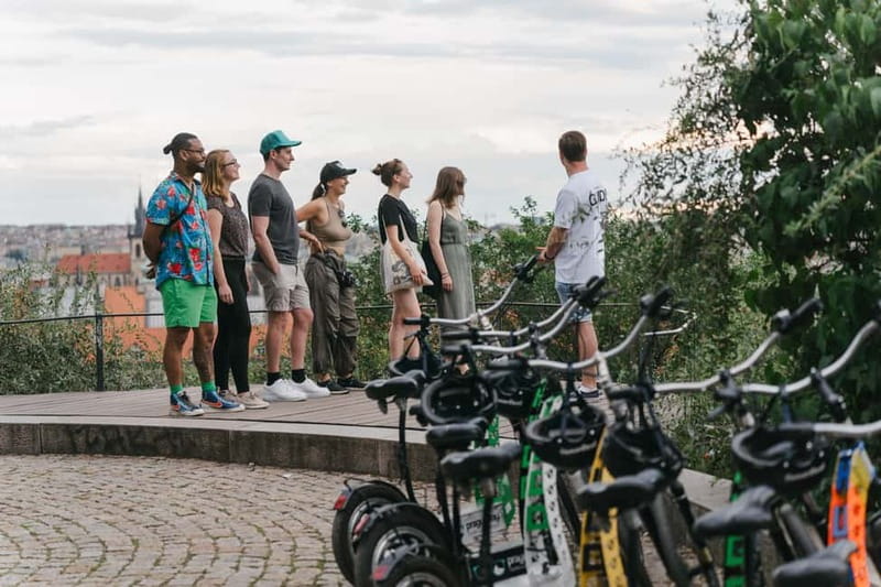 Prague: E-Scooter Grand City & Panoramas Small-Group Tour - Local guides and the personal side of the tour
