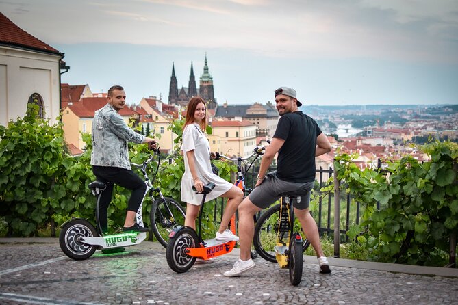 Prague E-Scooter Grand City Tour PRIVATE with PragueWay - Old Town Hall, the Astronomical Clock, and Wenceslas Square