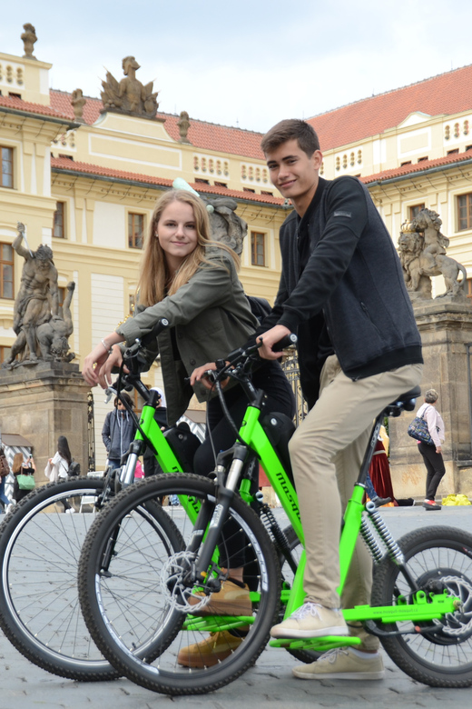 Prague Electric Scooter and eBike Grand Tour - Starting Beside the Charles Bridge