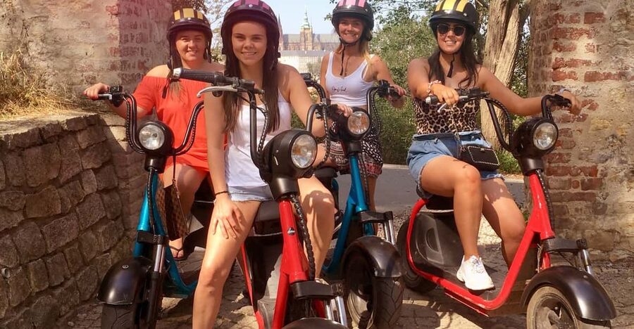 Prague Electric Scooter and eBike Grand Tour - Lesser Town and the Lennon Wall