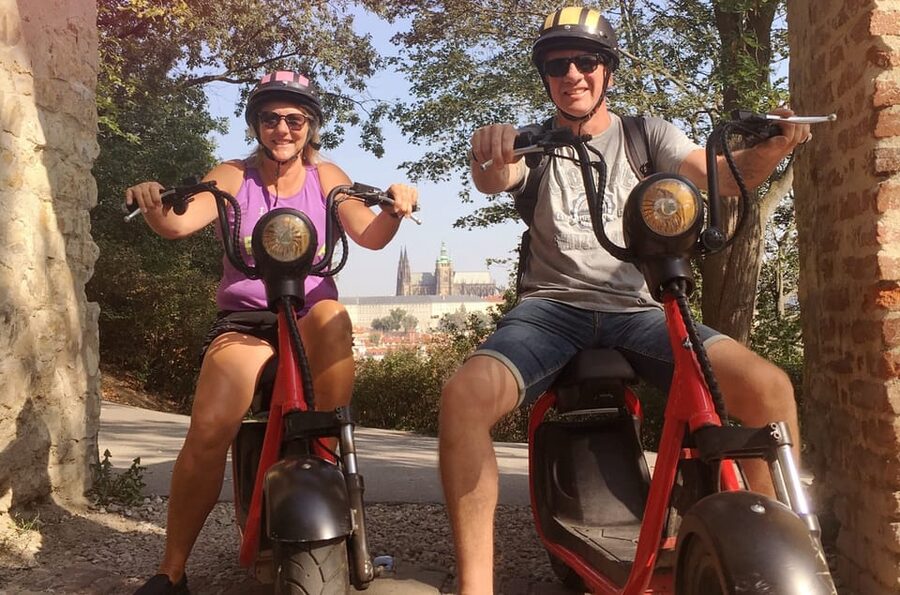 Prague Electric Scooter and eBike Grand Tour - Charles Bridge, the National Theater, and Old Town Options