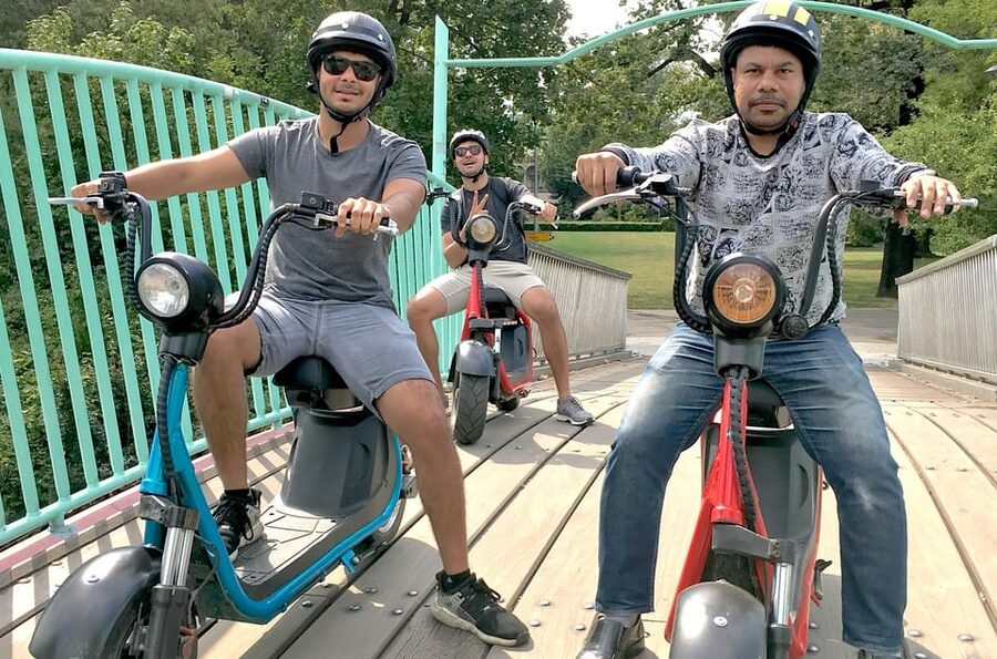 Prague Electric Scooter and eBike Grand Tour - Who Will Enjoy This Ride Most?