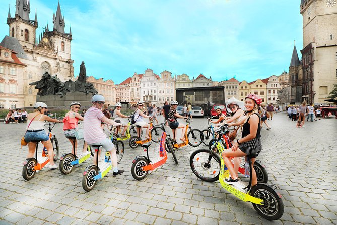 Prague: electric scooter & E-bike guided tour - Prague Castle, Strahov, and Petřín