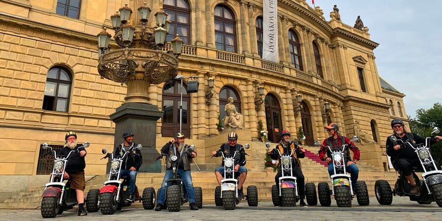 Prague: Electric Trike Viewpoints Tour - Rudolfinum and the crossing into Old Town