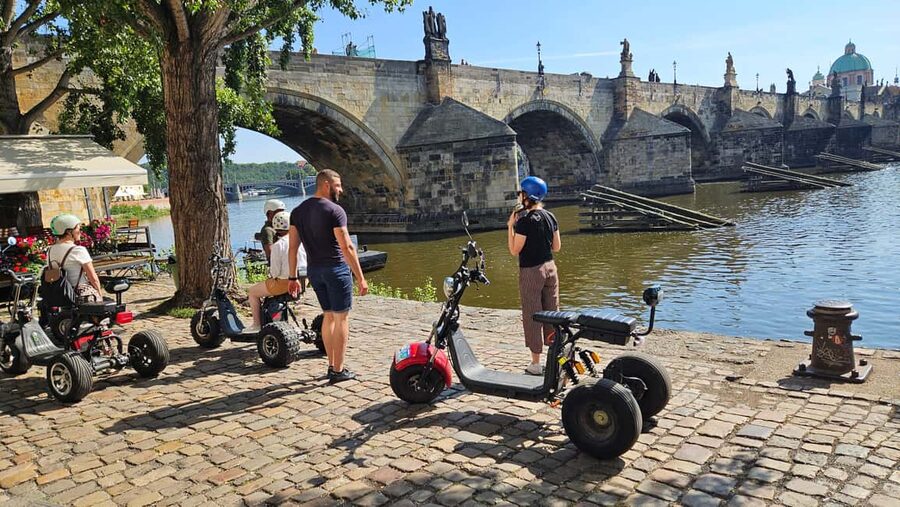 Prague: Electric Trike Viewpoints Tour - Old Town Square and the story of Bohemia