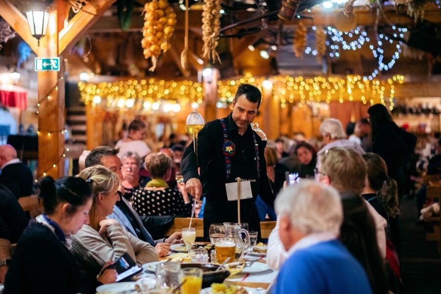 Prague: Evening Folklore Garden Party with Traditional Menu - Vegetarian, chicken, and dietary requests