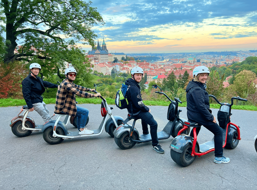 Prague: Fat Tire E-Scooter Guided Tour - Comfort, safety, and the cobblestone question
