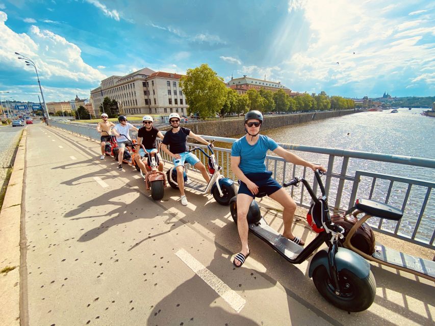 Prague: Fat Tire E-Scooter Guided Tour - Letná Park and the city views