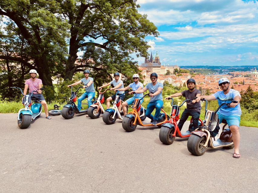 Prague: Fat Tire E-Scooter Guided Tour - Prague Castle and the ride above the city