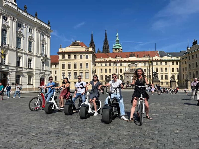 Prague: Fat Tire or Regular Scooter Tour with A Local Guide - Choosing between the Hugo Bike and SCROOSER