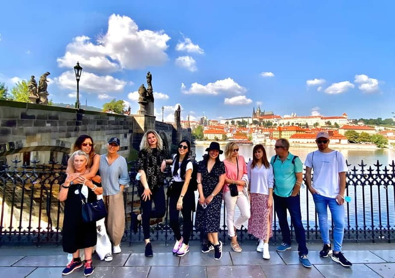 Prague: Full-Day Guided Tour of Prague in a Small-Group - Charles Bridge and Kampa Island change the mood