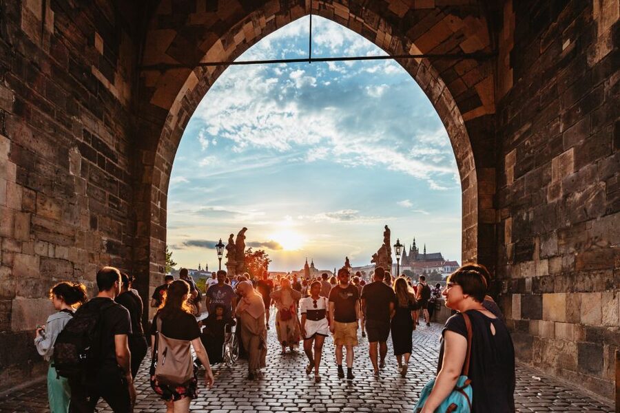 Prague: Ghost Walking Tour Where Legends Come To Life - Prague Old Town after sunset