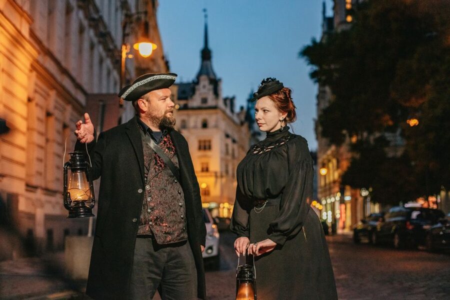 Prague: Ghosts and Legends Nighttime Guided Walking Tour - Our Lady before Týn and the Ungelt courtyard