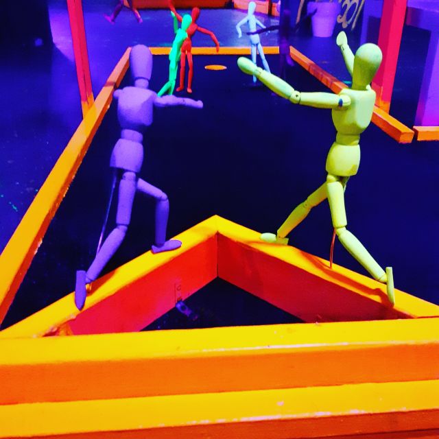 Prague: Glow Golf Mini Golf Game by UV Light - A neon mini-golf course in Prague’s old center