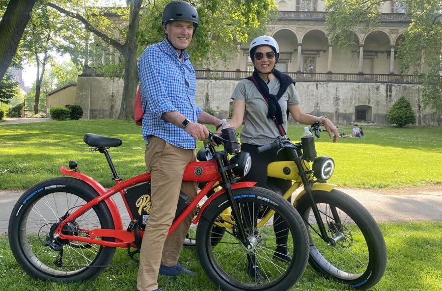 Prague: Grand City Tour on Fat e-Bike - Letná Park and Prague’s best broad views