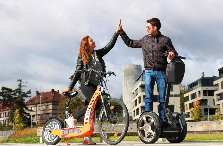 Prague: Grand Segway and eScooter Live Guided City Tour - Old Town Square, Pařížská Street, and the river