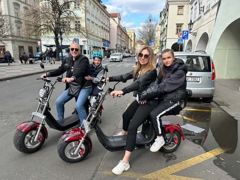 Prague: Guided Fat Tire e-Scooter Tour - Key points at a glance