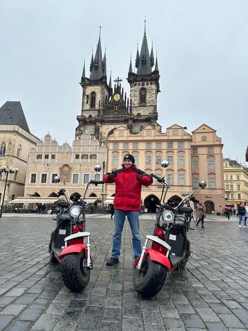 Prague: Guided Fat Tire e-Scooter Tour - Strahov Monastery and its old brewery