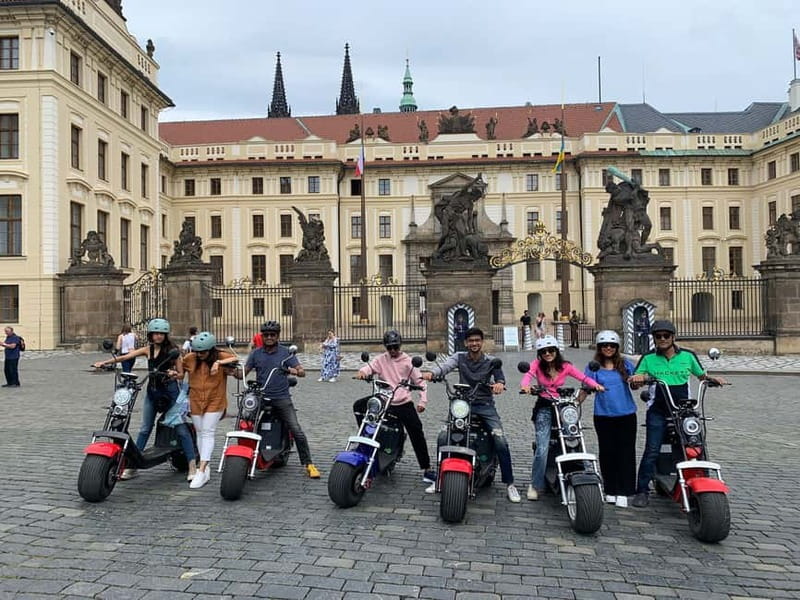 Prague: Guided Fat Tire e-Scooter Tour - The narrowest street, Lennon Wall, and Charles Bridge