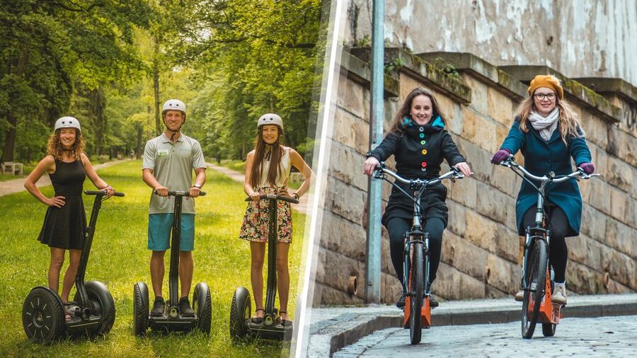 Prague Highlights: Segway & E-Scooter Tour with Taxi Pick-Up - What is included, and what is not