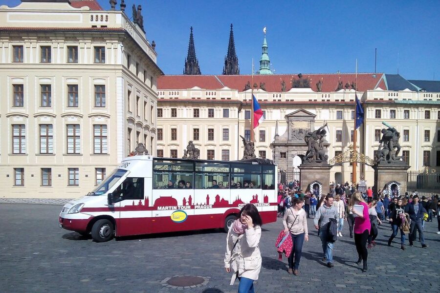 Prague: Historic City Center Bus Tour with Top Sights - Old Town streets and the Municipal House