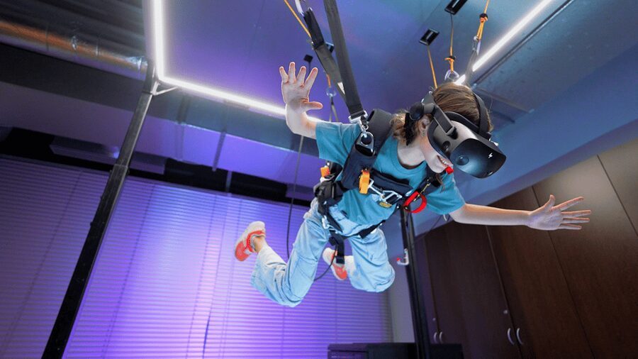 Prague: Hurricane Factory Parachute Jump VR Simulator - Practical comfort and access details