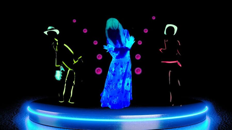 Prague: Images of Love Black Light Theatre Show - Music from Hoidekr to Shakira and Sting