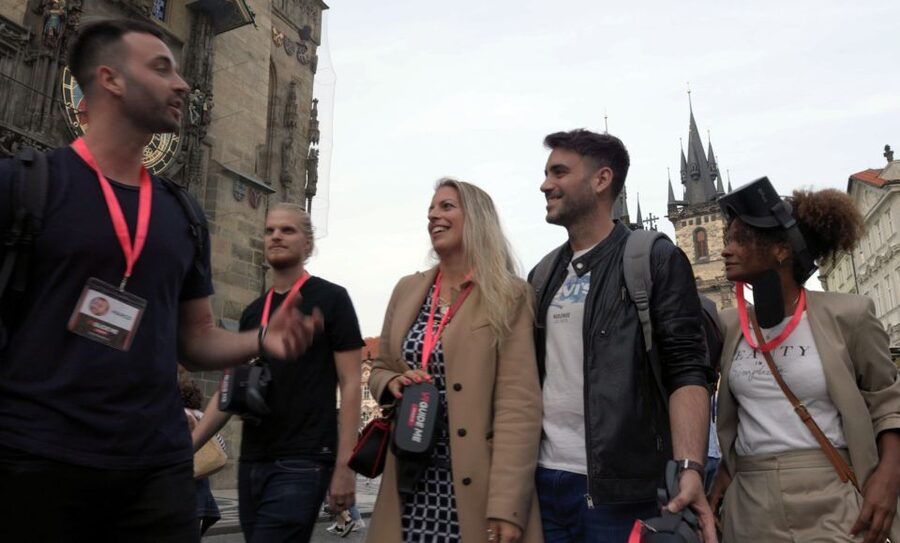 Prague: Immersive History Walking Tour and VR - New Town Hall and the medieval chapter