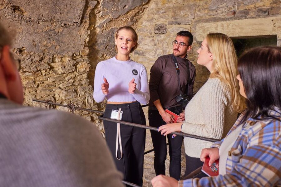 Prague: Medieval Underground Guided Tour - Entering the Old Town Hall underground