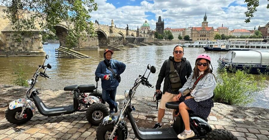 Prague Monastery & Panoramic Viewpoint Electric Trike Tour - Prague Castle, Petrin Hill, and the Strahov approach
