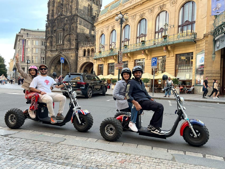 Prague Monastery & Panoramic Viewpoint Electric Trike Tour - Rudolfinum, Paris Street, and Old Town