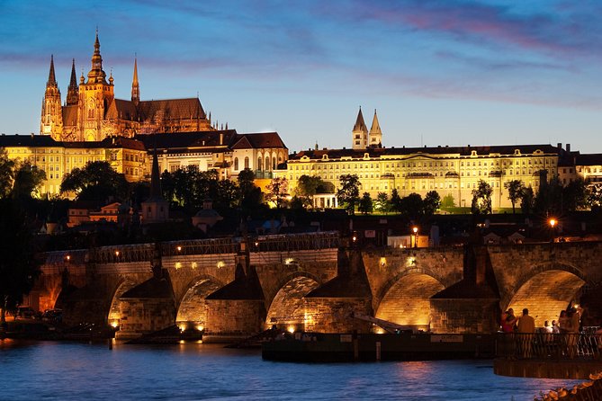Prague Night Tour and River Vltava Dinner Cruise - Starting near Náměstí Republiky at 6:15 pm