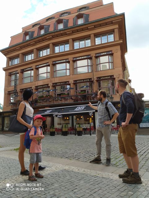 Prague: Old, New, and Jewish Towns Guided Walking Tour - Meeting at the Czech National Bank