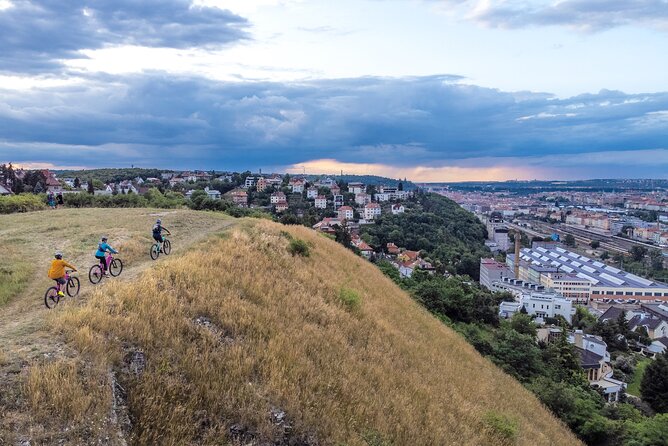 Prague on E-Bike: Explore Greater Downtown Parks & Epic Views - Vysehrad Cemetery and the first look across Prague