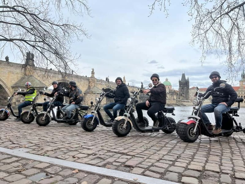 Prague: Panoramic Viewpoints Guided Electric Tricycle Tour - Kafka, the narrowest street, and old central Prague