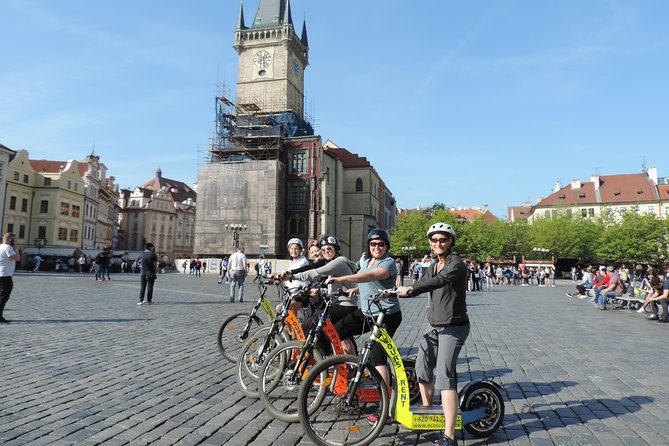 Prague Panoramic Views e-bike and e-Scooter guided Tour - Letna Park and the five-bridge view