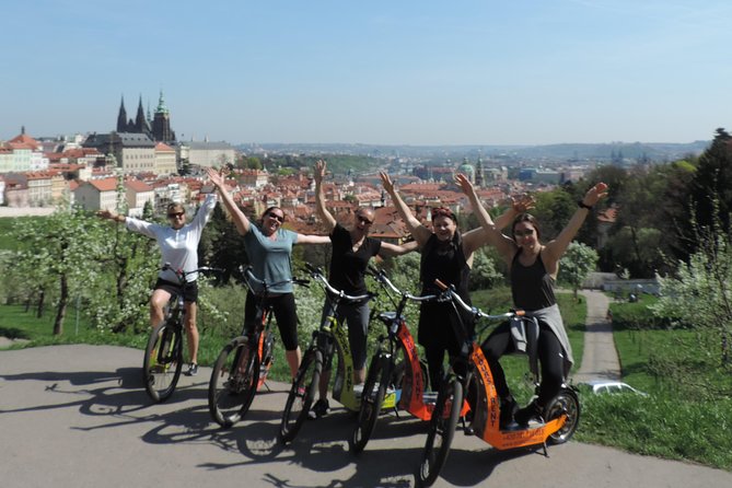 Prague Panoramic Views e-bike and e-Scooter guided Tour - Starting at Maltézské náměstí in Malá Strana