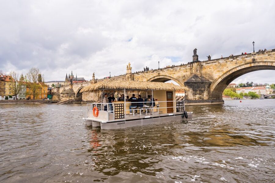 Prague: Party Tiki Boat Sightseeing Cruise with Drinks - Booking value and cancellation flexibility