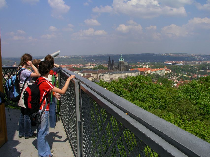 Prague: Petřín Tower and Mirror Maze Entry Ticket - The view from the upper cabin
