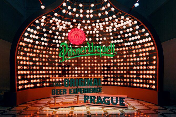 Prague Pilsner Urquell Experience with 3 Free Beer Tastings - The first tasting and the lesson in Czech foam