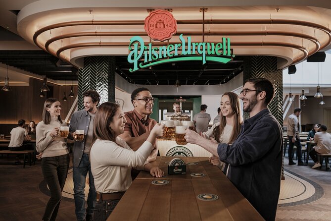 Prague Pilsner Urquell Experience with 3 Free Beer Tastings - Upstairs to the Beer Hall for two more beers