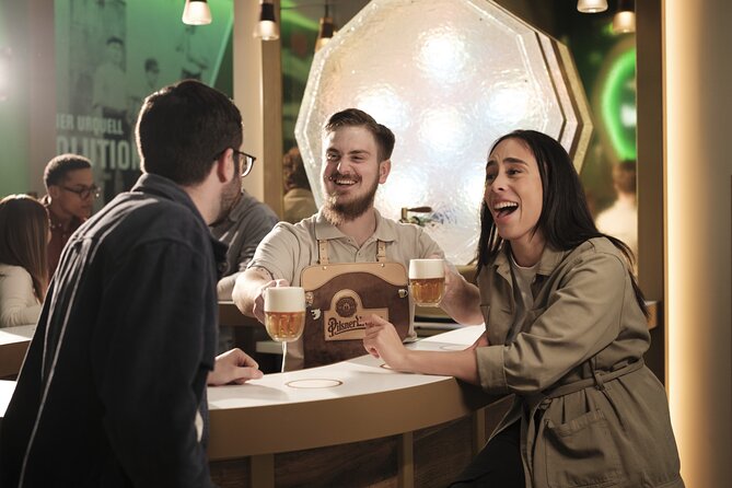 Prague Pilsner Urquell Experience with 3 Free Beer Tastings - Crowds and room size can affect the visit