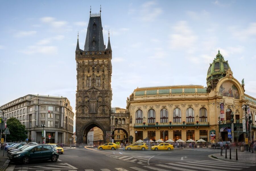 Prague: Powder Gate Tower Entrance Ticket - The Climb: 186 Steps, One Narrow Route