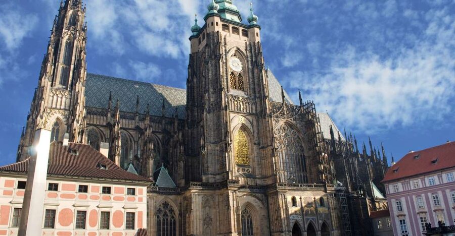 Prague: Prague Castle and Little Quarter Guided Walking Tour - Down through the Little Quarter