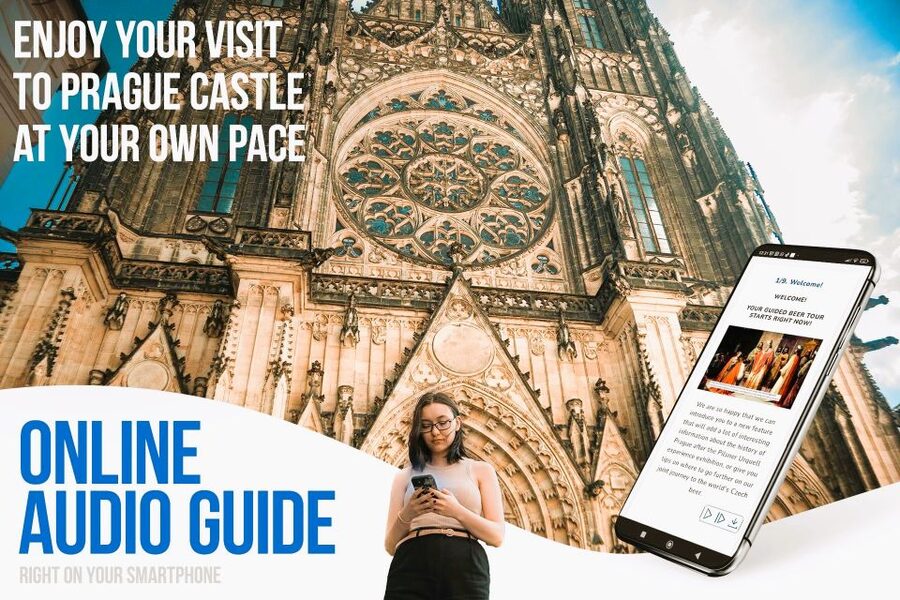 Prague: Prague Castle Complex Smartphone Audio Guide - St. Vitus Cathedral: grand scale with a clear purpose