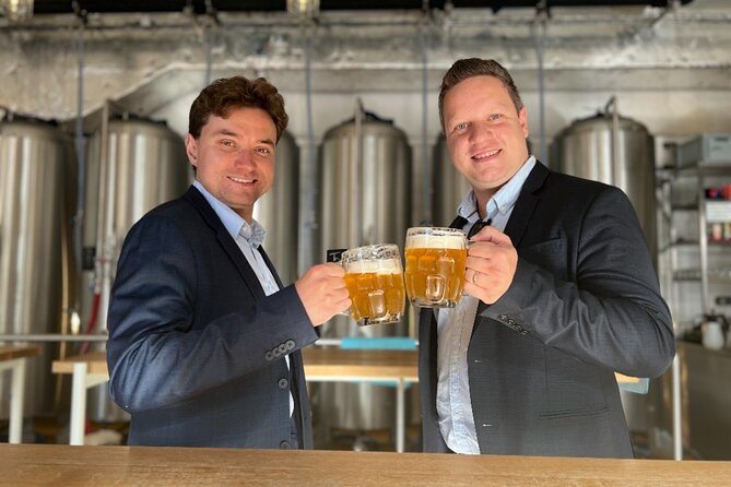 Prague Premium Craft Beer Tour - Stop one: a tiny brewery at Pivovarská nalévárna v Soukenické