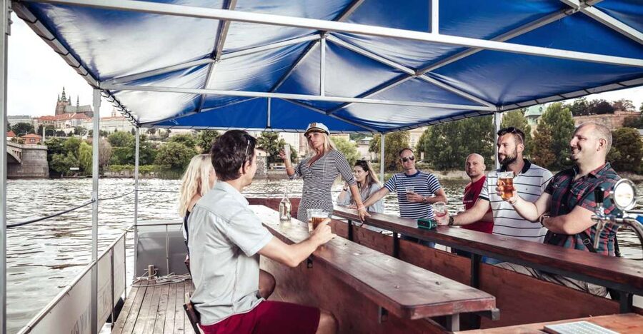 Prague: Private Cycle Boat River Tour with Beer or Prosecco - Key points to know before you book